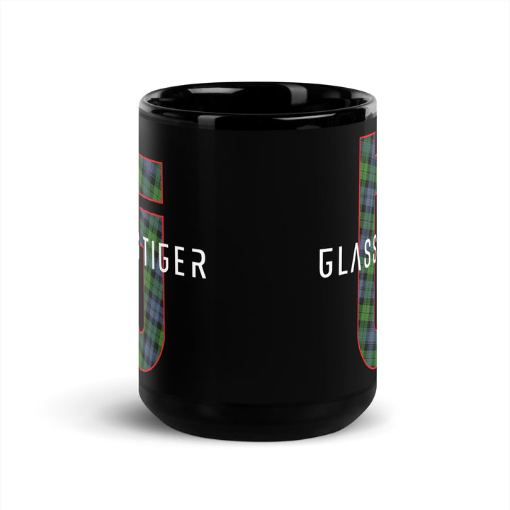 Glass Tiger Tartan Glossy Mug