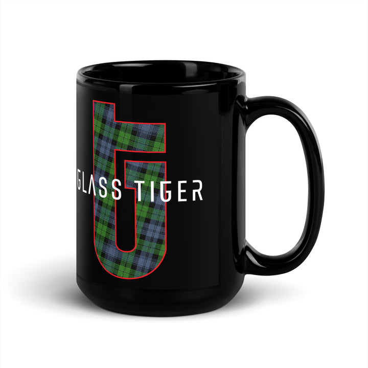 Glass Tiger Tartan Glossy Mug