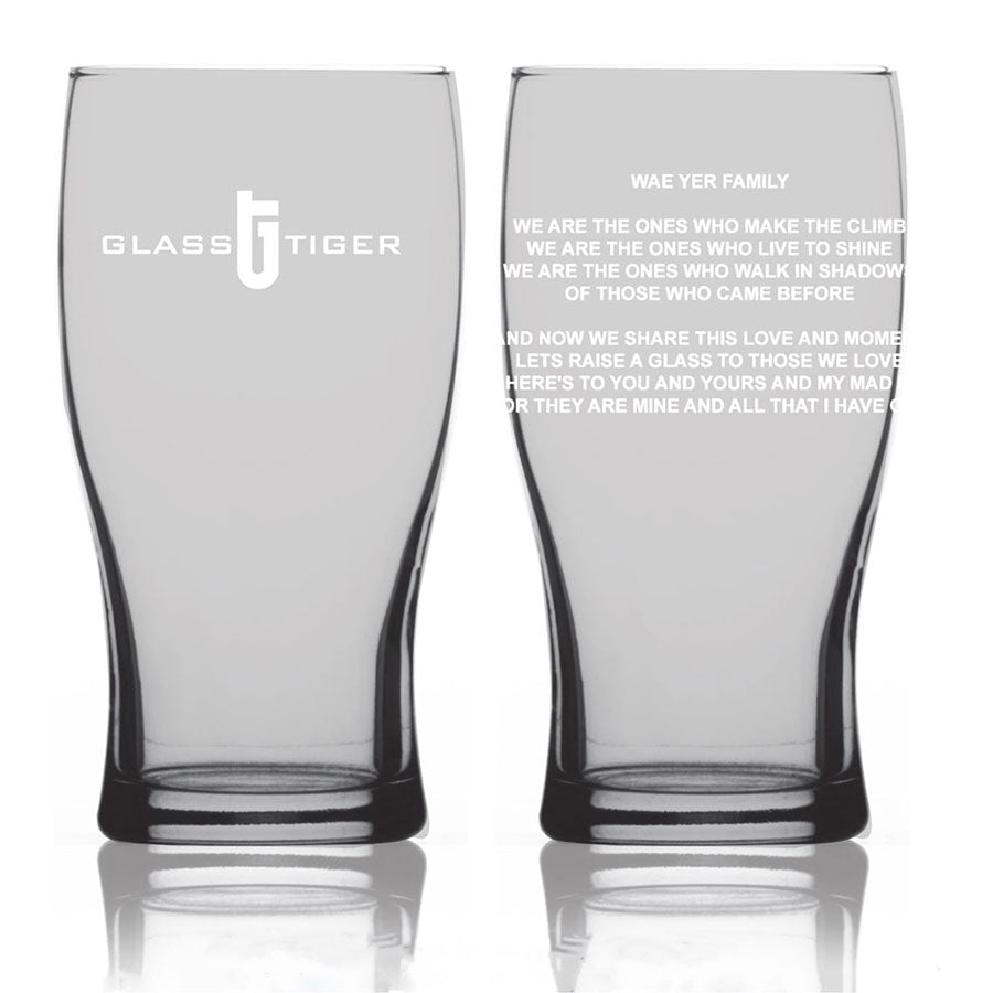 Limited Edition Glass Tiger 20oz Pint Glass